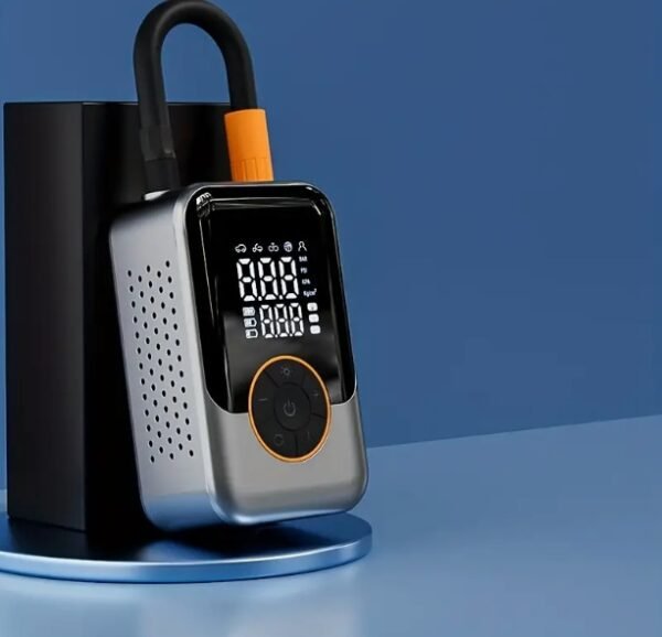 Portable Mini Wireless Tire Inflator with Digital Pressure