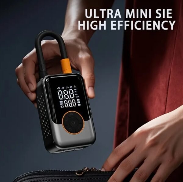 Portable Mini Wireless Tire Inflator with Digital Pressure - Image 4
