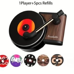 player Retro Record Player Car Air Freshener Auto Perfume Phonograph Air Vent